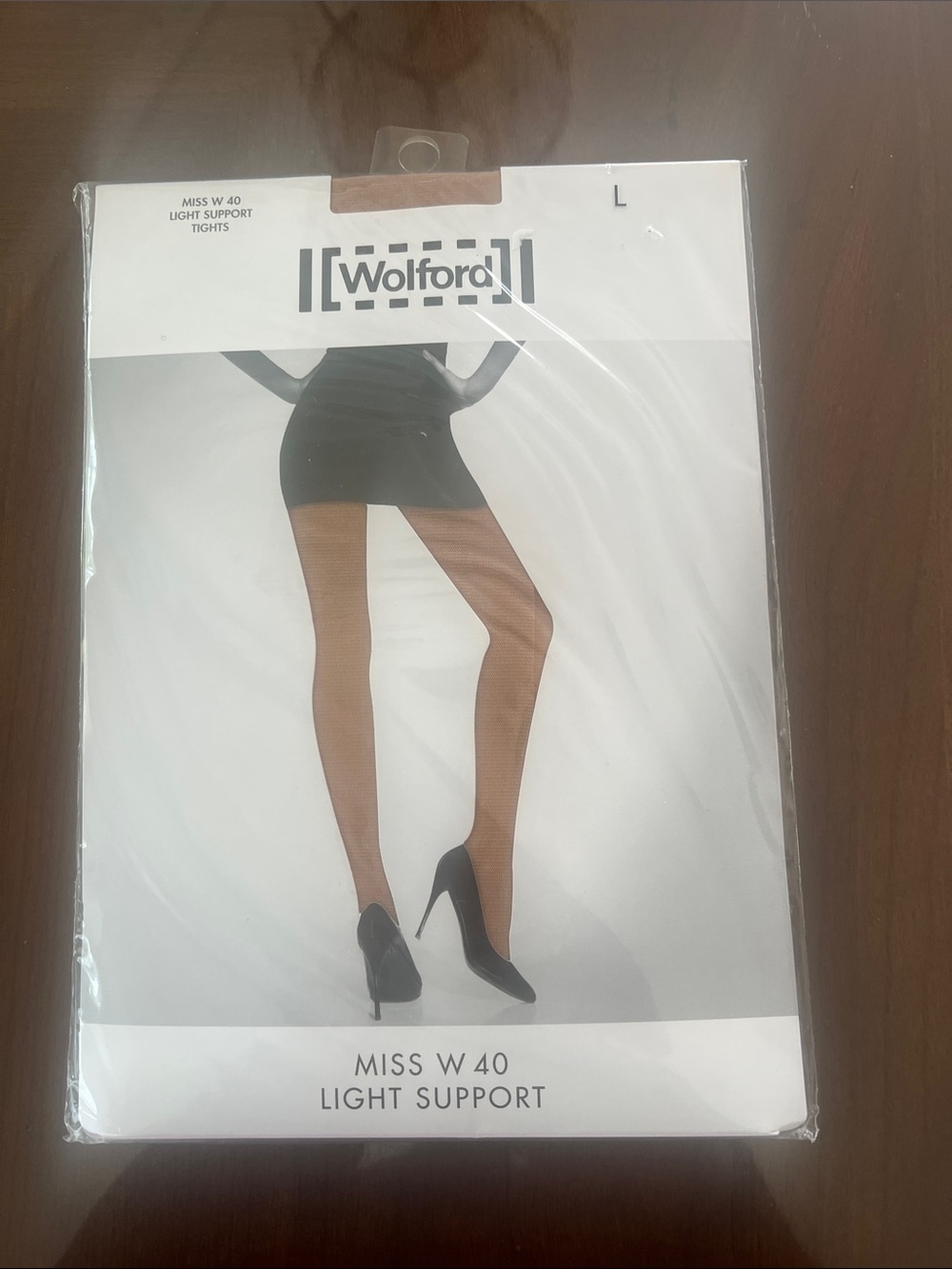 Wolford Miss W 40 Light Support Tights — Brown